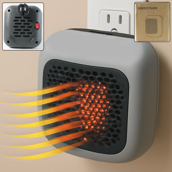 600W Wall-Mounted Plug-In Room Heater (1 Pc / With Conveter)