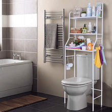 Multi Layer Toilet Storage Rack Metal Bathroom Laundry Room Basin Floor Stand